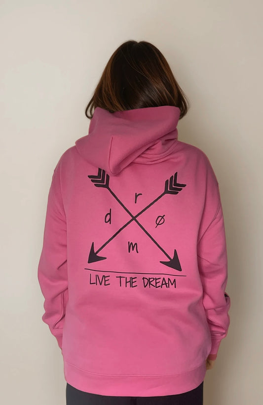 Ladies Hoodie - Live the Dream arrows