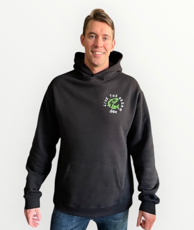 Hoodie - Green Barra design