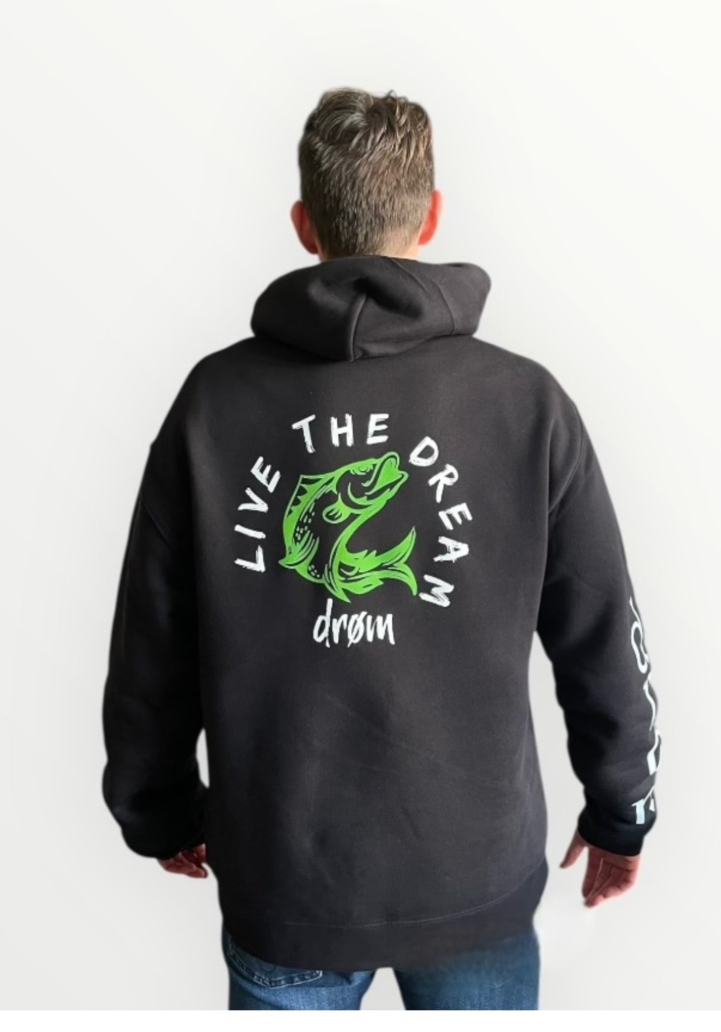 Hoodie - Green Barra design