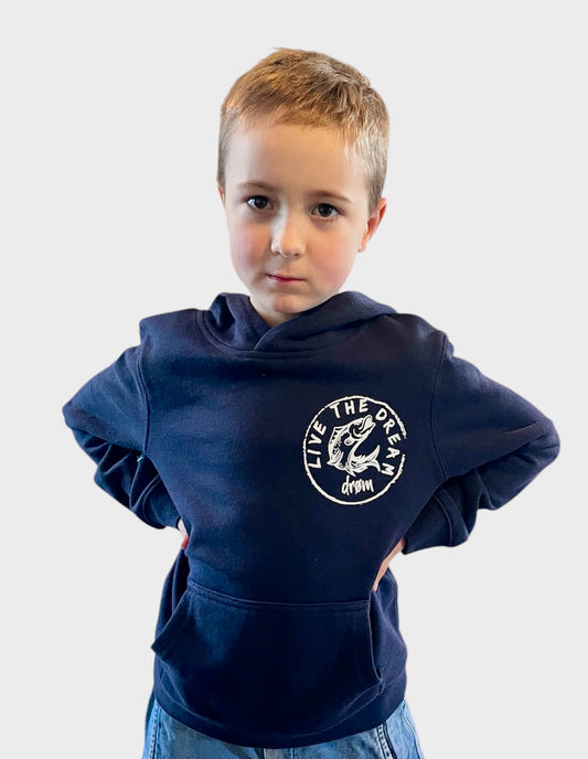 Kids Hoodie - White or Black Barra