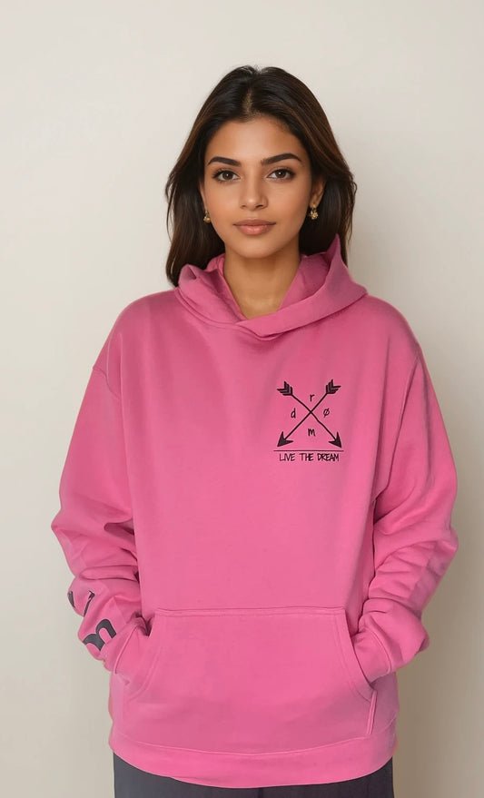 Ladies Hoodie - Live the Dream arrows