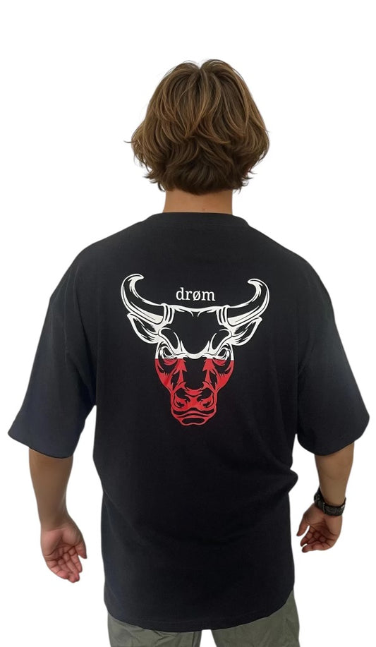 Mens Tee Oversize Red Bull Design