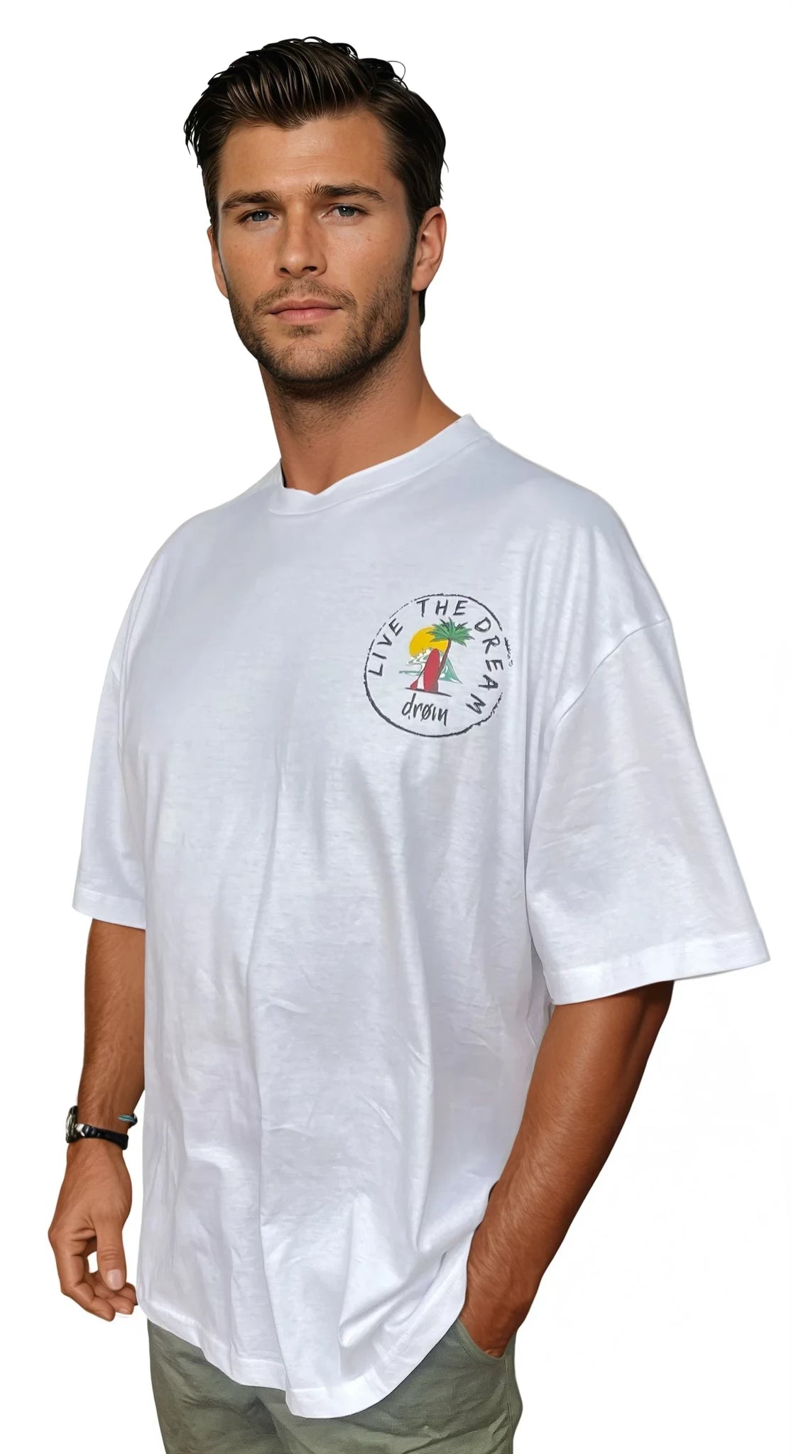 Mens Tee Oversize Island Design