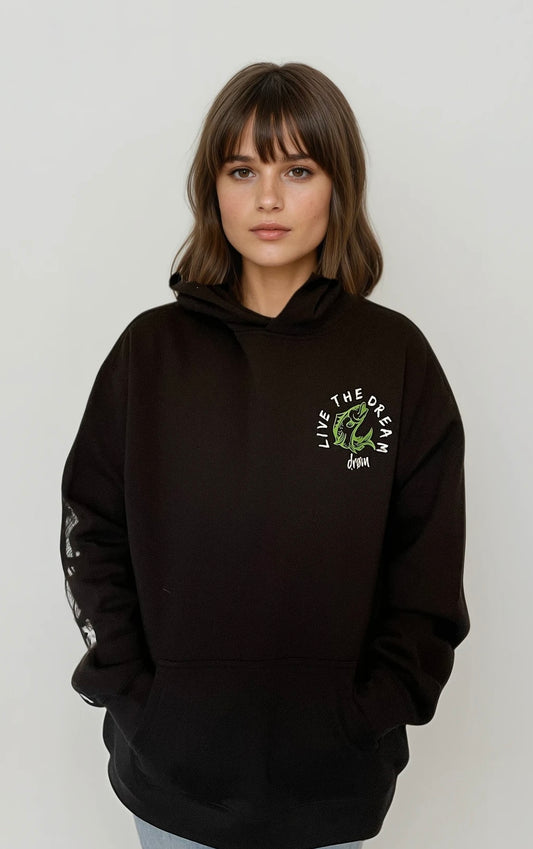 Ladies Hoodie - Green Barra