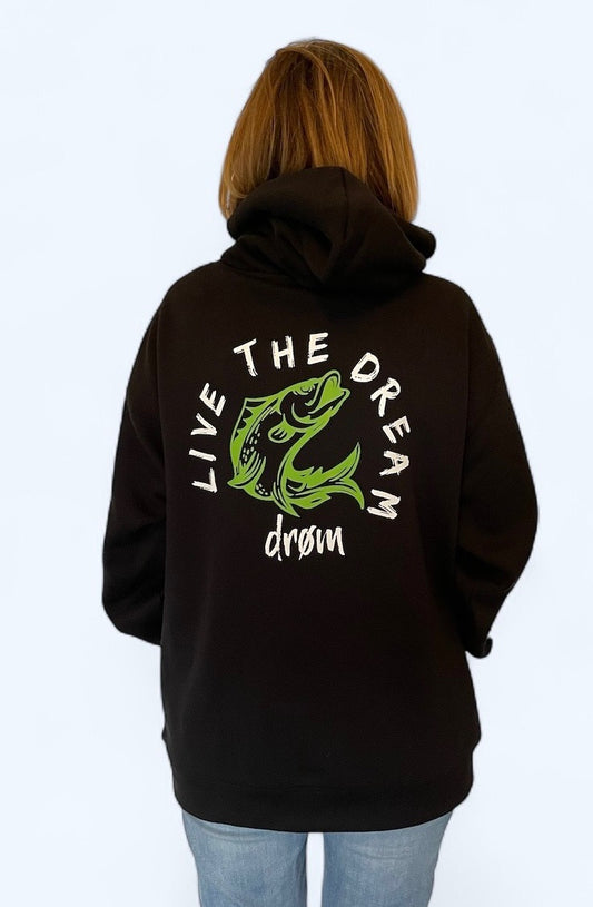 Ladies Hoodie - Green Barra