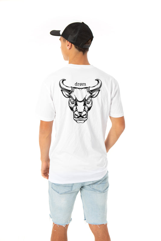 Kids Tee - Black or White Bull