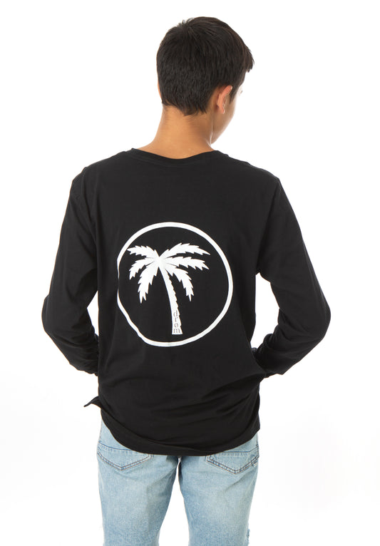 Kids Long Sleeve Tee - Palm