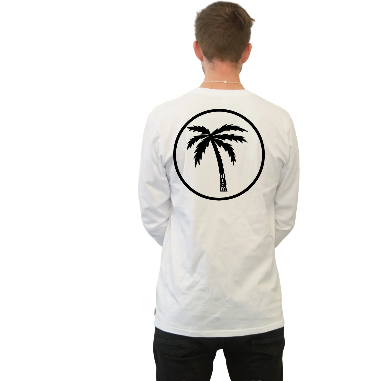 Mens Long Sleeve Tee Palm Design
