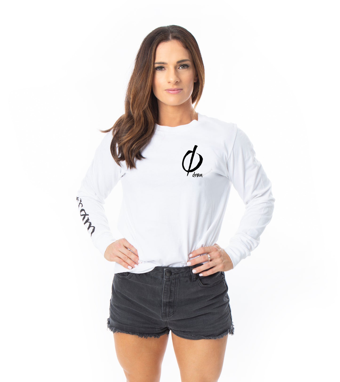 Ladies Long Sleeve Triple Triangle Design