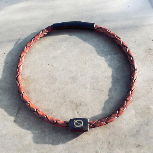 Single Band Unisex Leather Bracelet