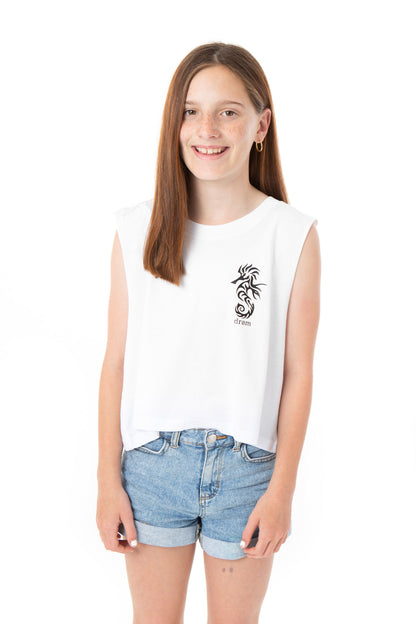 Girls Tank Sea Horse Design