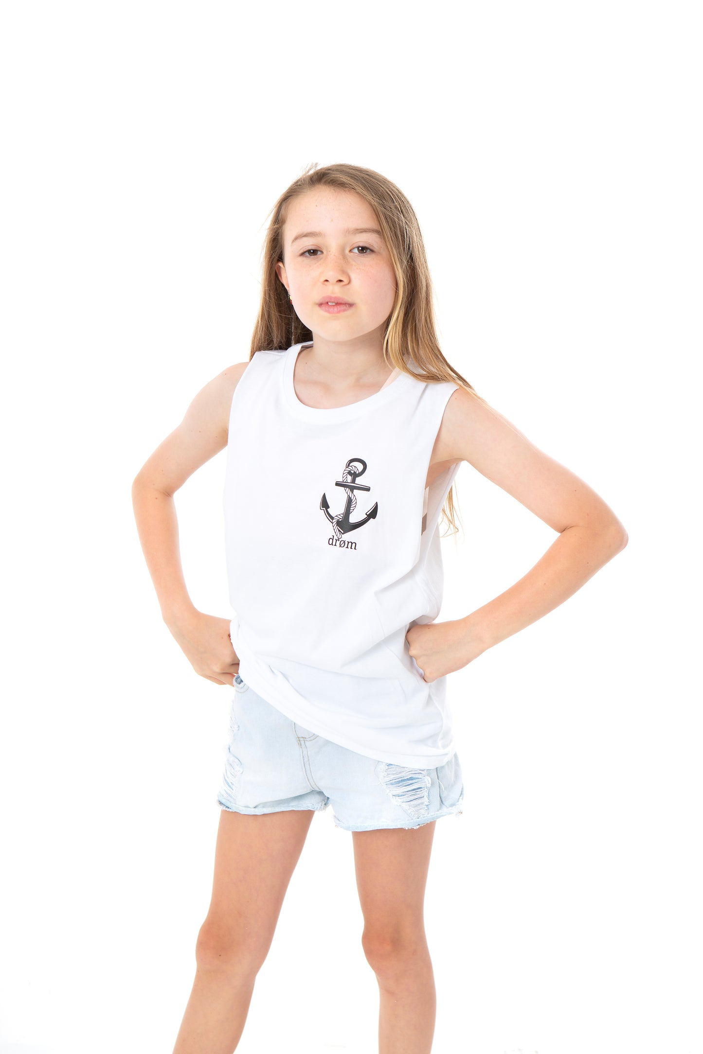 Girls Tank Anchor Design