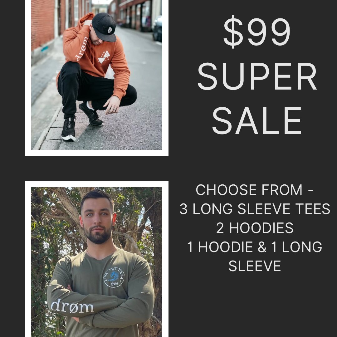 HOODIE AND LONG SLEEVE TEE - $99