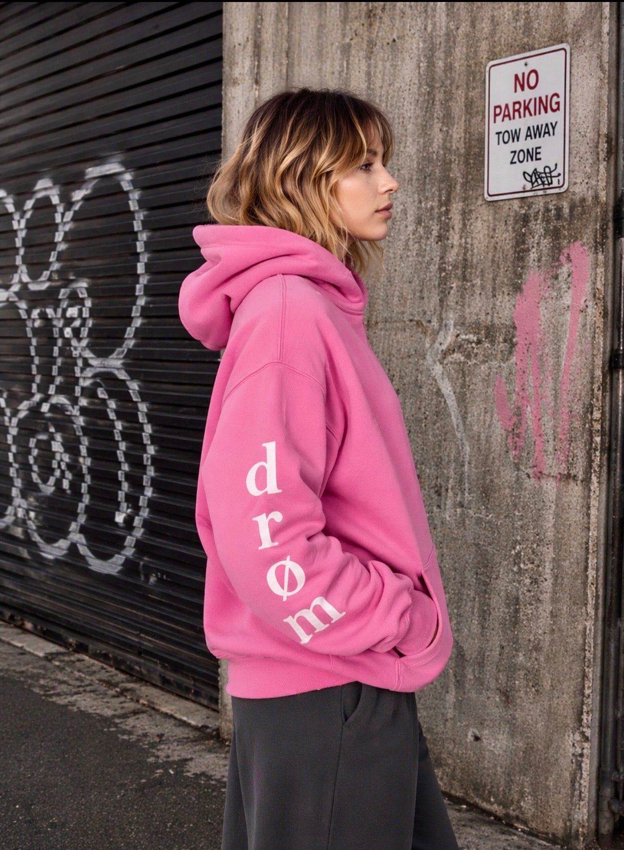 Womens Hoodie Palm Tree Design