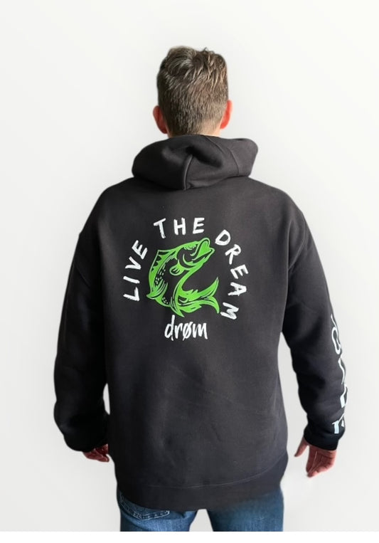 Hoodie - Green Barra design