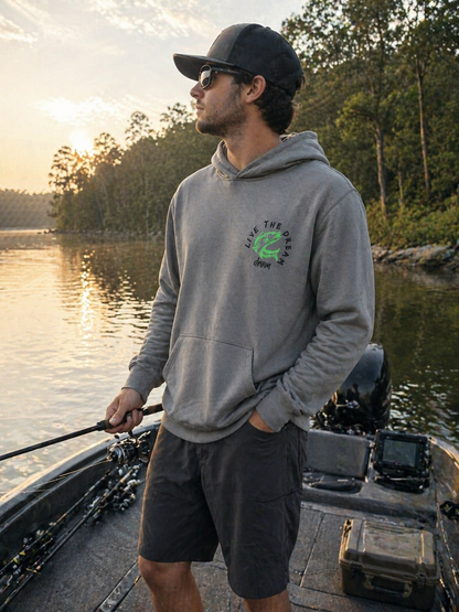Mens Hoodie Green Barra Design