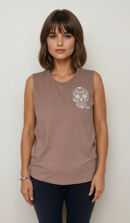 Womens Tank - Sugar Skull