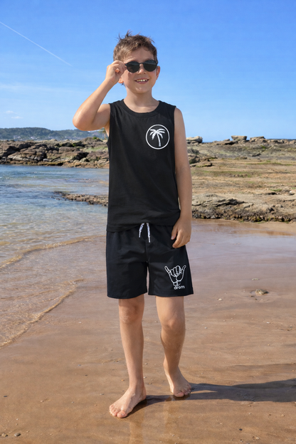 Kids Shorts Hang Loose Design