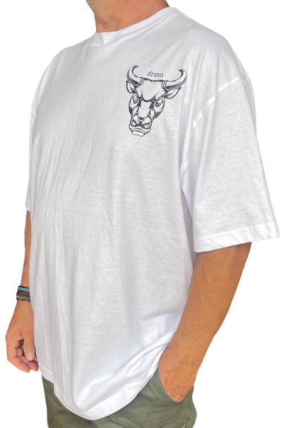 Mens Tee Oversize Bull Design
