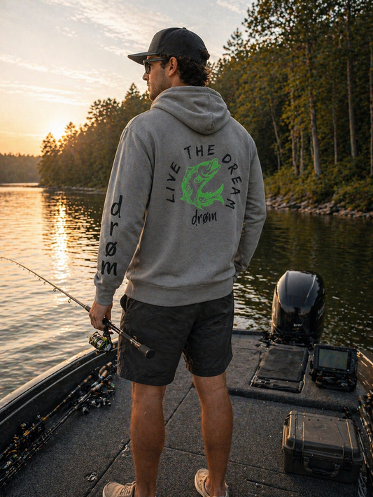 Mens Hoodie Green Barra Design