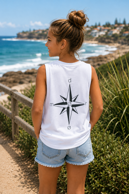 Girls Tank Compass Design