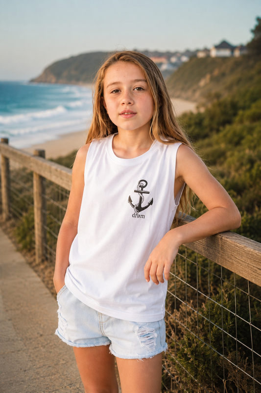 Girls Tank Anchor Design