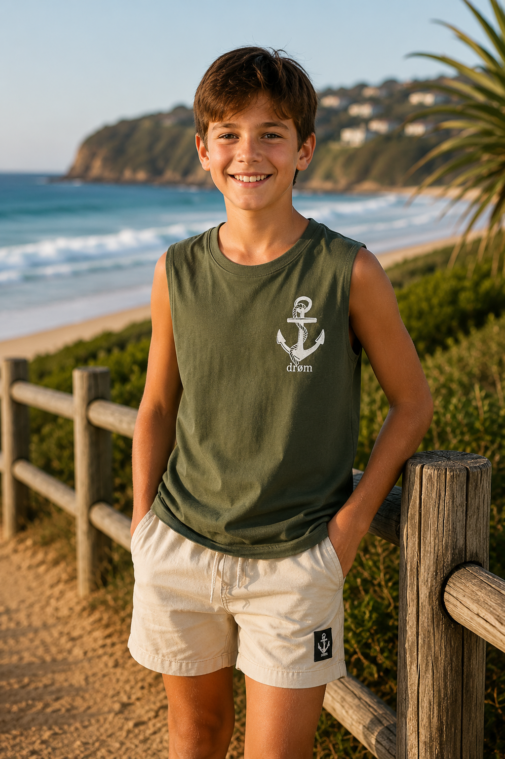 Boys Tank Anchor Design