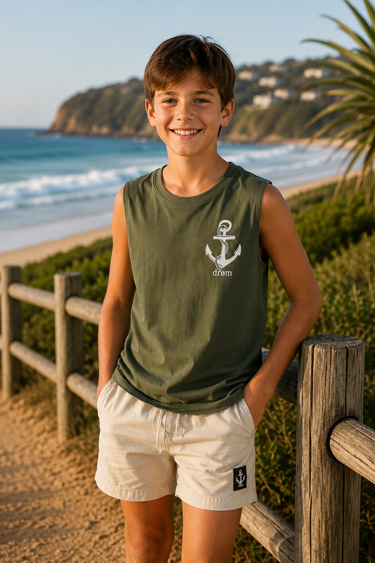 Boys Tank Anchor Design