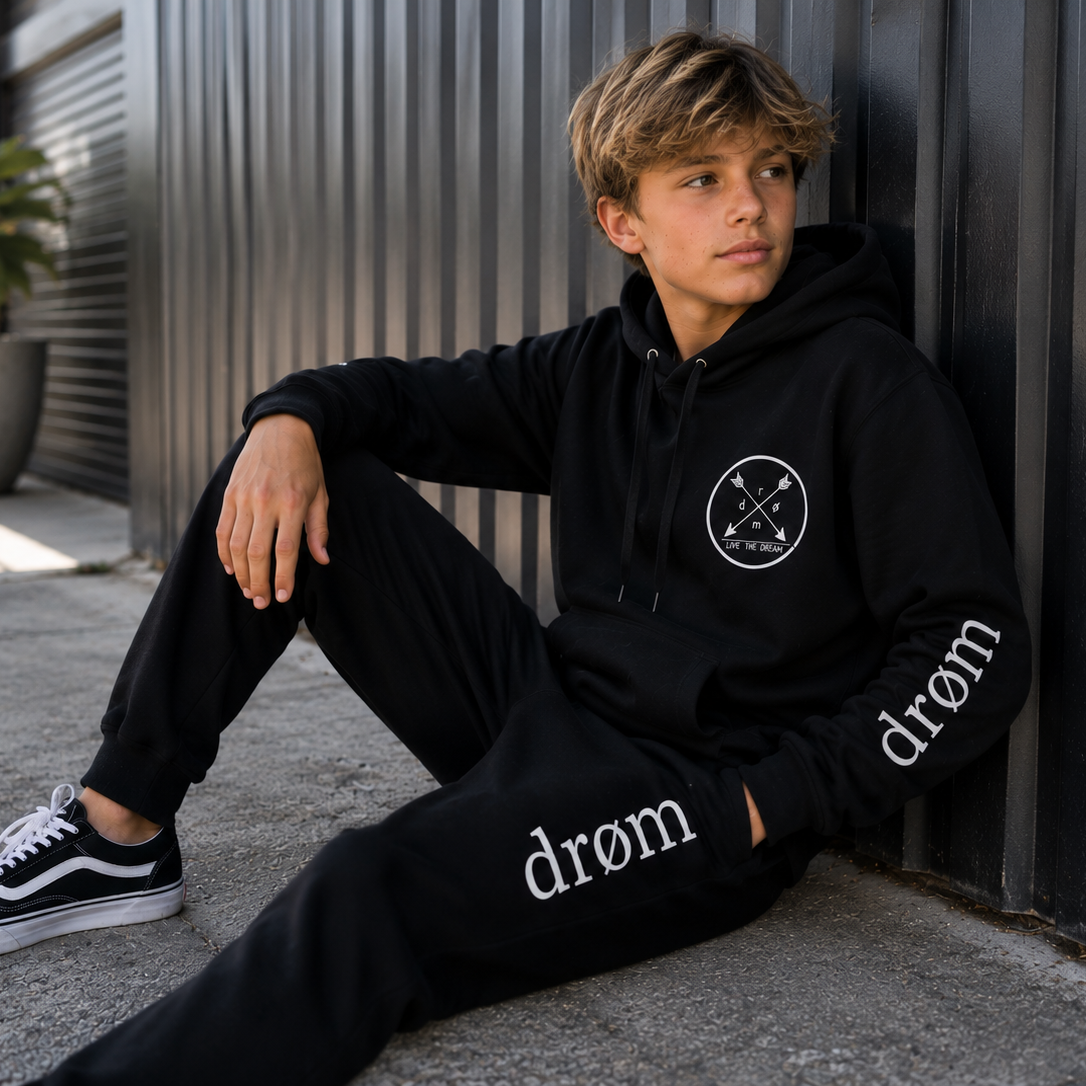 Boys Tracksuit drøm Arrows Black Top with Black Pants