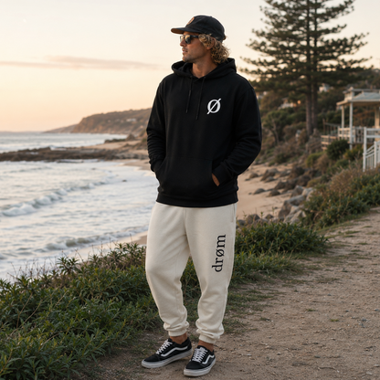 Mens drøm Logo Black Top with Sand Pants