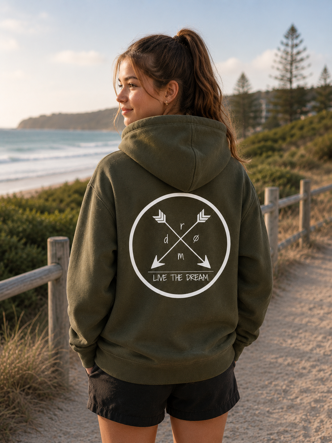 Girls Hoodie Arrows Design