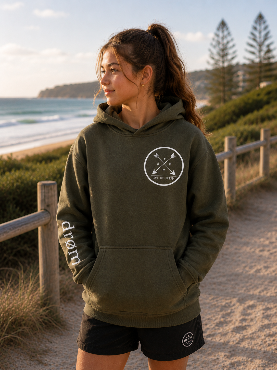 Girls Hoodie Arrows Design