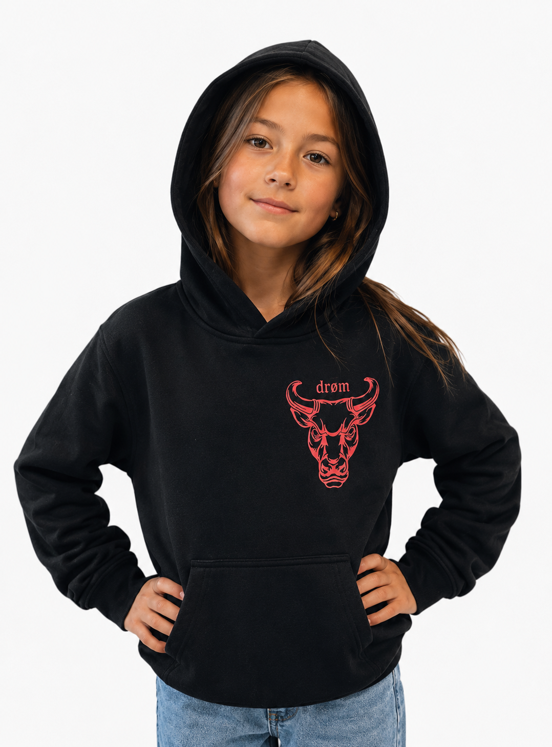 Girls Hoodie Red Bull Design
