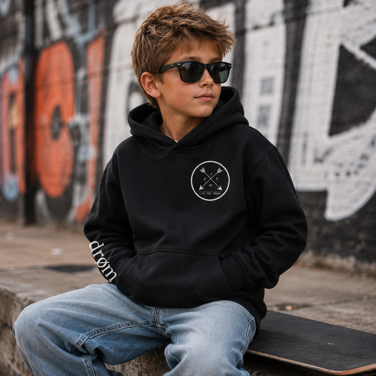 Boys Hoodie Live the Dream Arrows Design