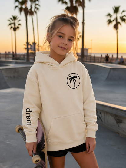 Girls Hoodie Palm Tree Design