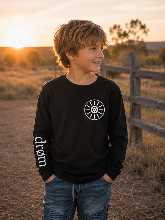 Boys Long Sleeve Tee Sun Lover Design