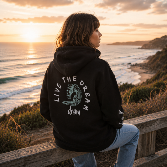 Womens Hoodie The Wave Design