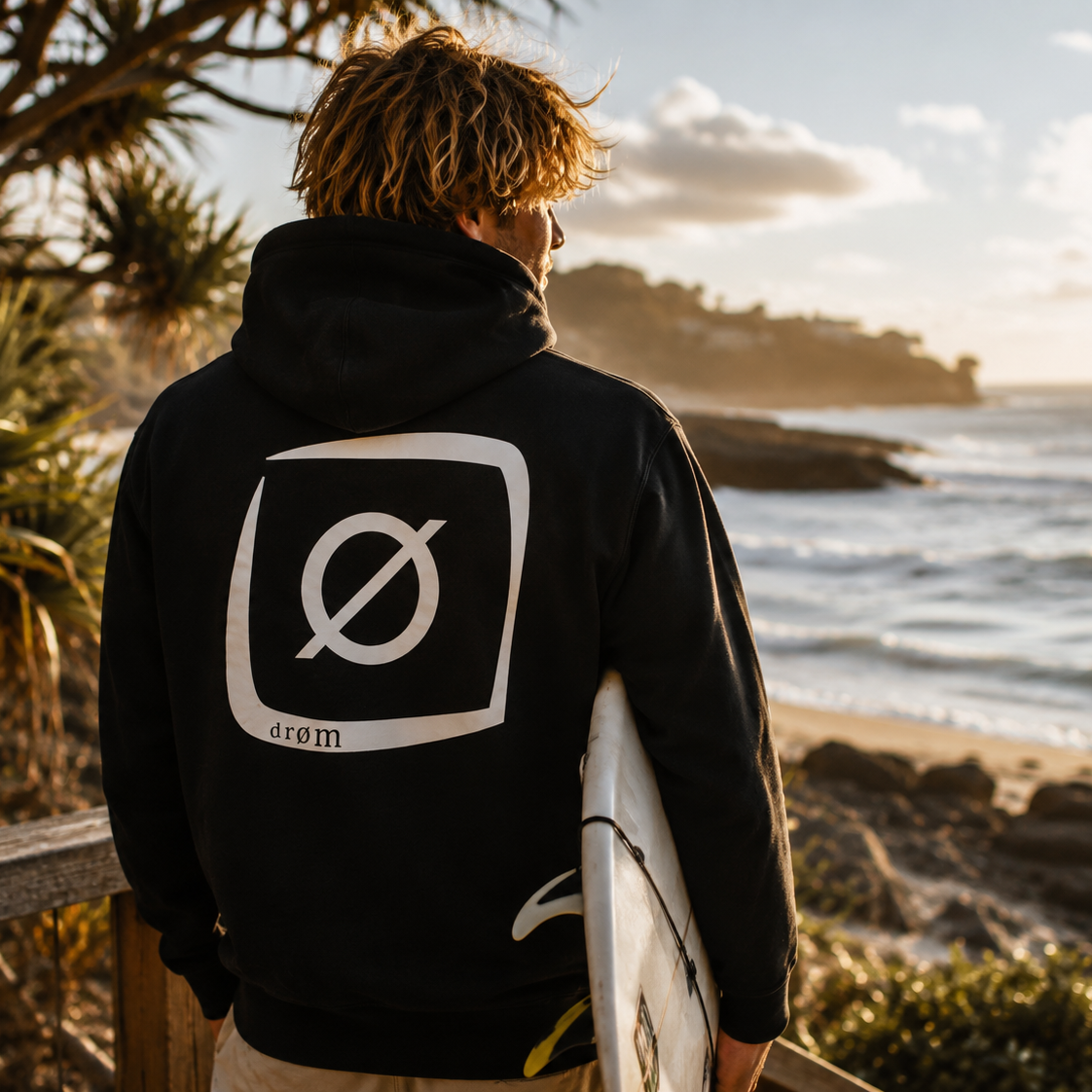 Mens Hoodie Box Logo Design