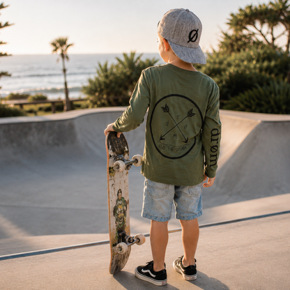Boys Long Sleeve Tee Arrows Design