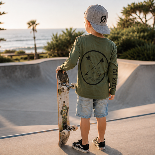 Kids Long Sleeve Tee Arrows Design