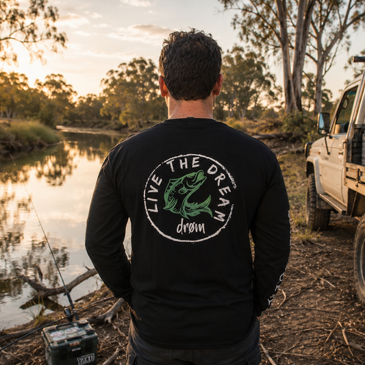 Mens Long Sleeve Tee Barra Design