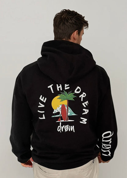 Mens Hoodie The Island Design