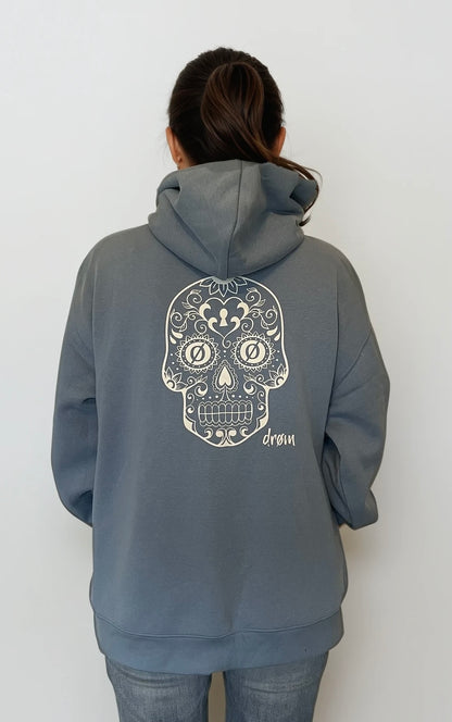 Womens Hoodie Sugar Skull Design