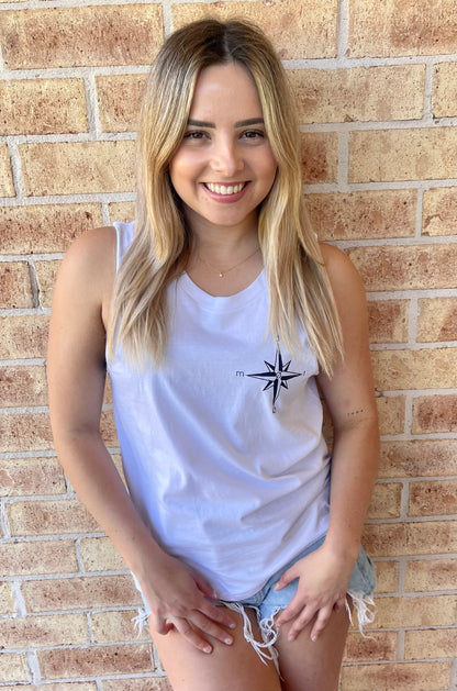 Womens Tank Compass Design