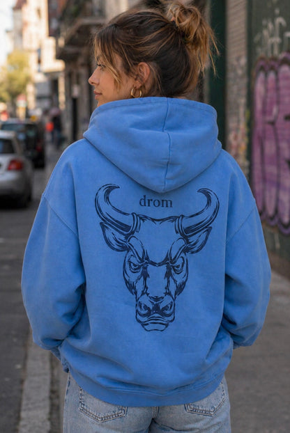 Womens Hoodie The Bull Design