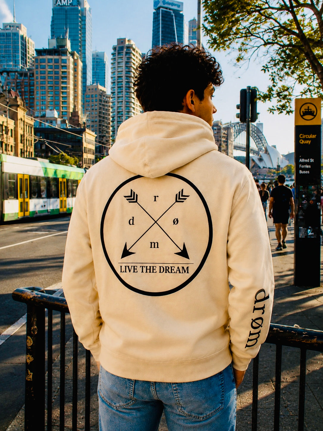 Mens Hoodie Arrows Design