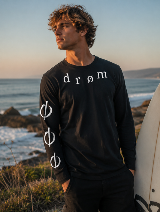 Mens Long Sleeve drøm Neck Design