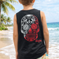 Kids Tank - Red/White Skull
