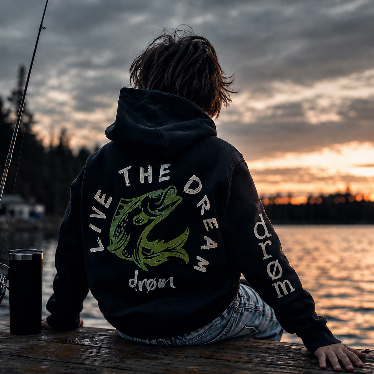 Kids Hoodie Green Barra Design