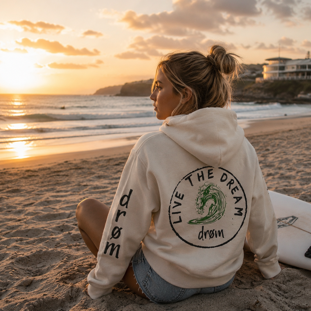 Kids Hoodie The Wave Design